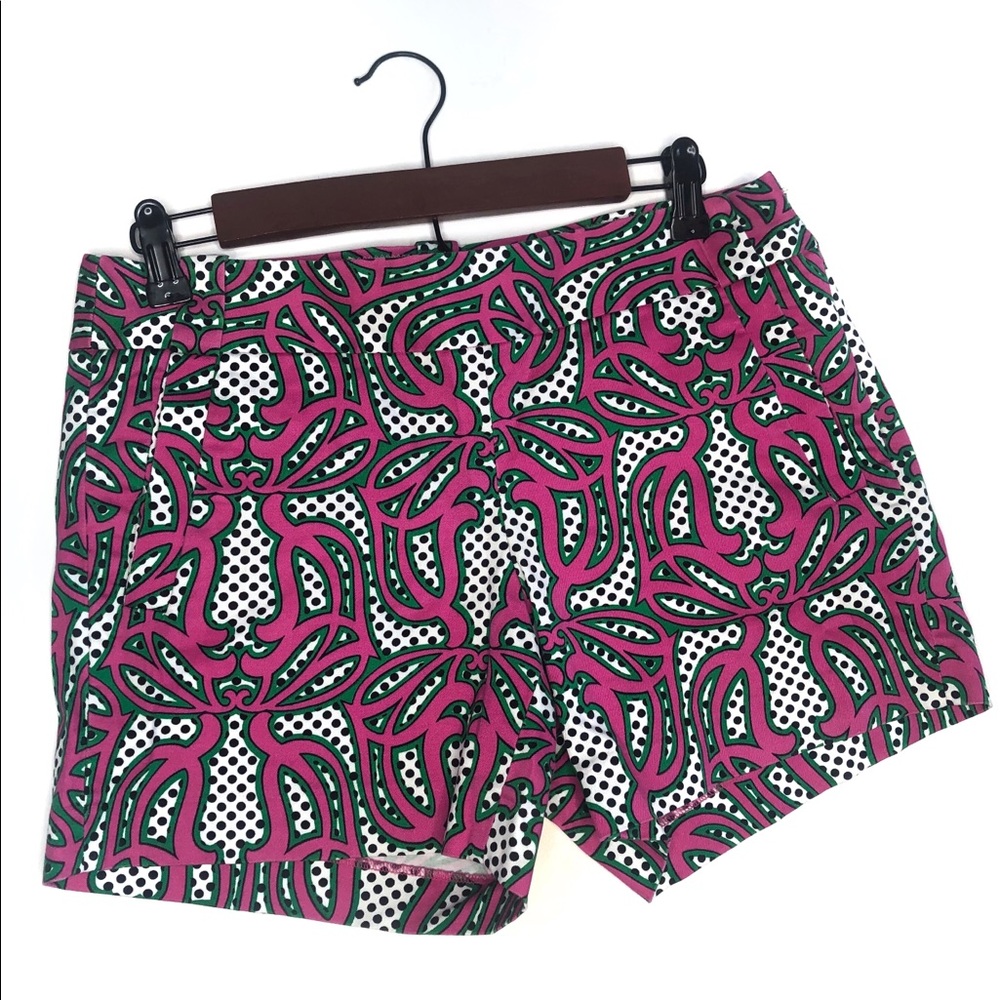 J Crew Stretch City Fit Printed Shorts Size 4